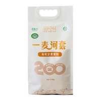 麥唯力 河套有機全麥面2.5kg小麥粉無添加面粉