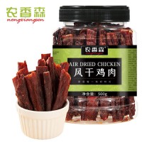 農(nóng)香森 風(fēng)干雞肉干減低零食麻辣味即食